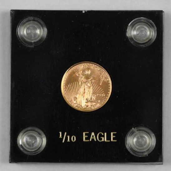 1998 $5 American Gold Eagle 1/10thoz. Fine Gold