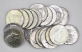 Group of (20) Kennedy 40% Silver Half Dollars UNC