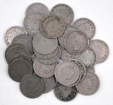 Group of (30) Liberty Head Nickels