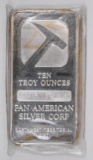 Pan American 10oz. .999 Fine Silver Ingot/Bar