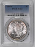 1882 S Morgan Silver Dollar (PCGS) MS65