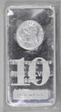Highland Mint 10oz. .999 Fine Silver Morgan Ingot / Bar.