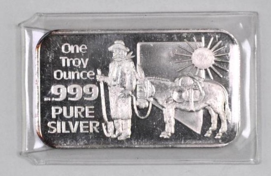 Nevada Coin Mart 1oz. .999 Fine Silver Ingot/Bar
