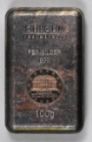 Geiger Edelmetalle 100 Grams - (3.215oz.) .999 Fine Silver Ingot/Bar