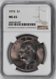 1974 P Eisenhower Dollar (NGC) MS65