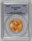 2001 $25 American Gold Eagle 1/2oz. (PCGS) MS69