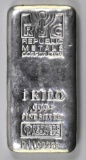 Republic Metals Corp (RMC) 1 Kilo (32.15oz.) .999 Fine Silver Ingot/Bar