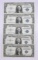 Group of (5) 1935-A $1 Silver Certificate (3) Consecutive Serial #'s