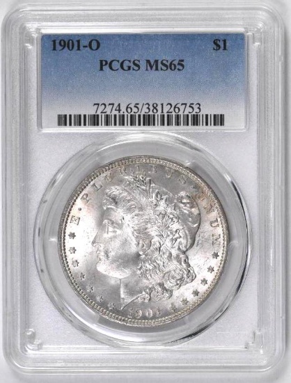 1901 O Morgan Silver Dollar (PCGS) MS65