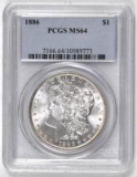 1886 P Morgan Silver Dollar (PCGS) MS64