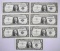 Group of (7) 1957 $1 Silver Certificate Notes