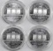 Lot of (4) Austria Philharmonic 1oz. .999 Fine Silver