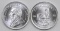 Group of (2) 2021 South Africa Krugerrand 1oz. Fine Silver