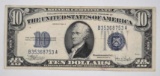 1934-C $10 Silver Certificate Note