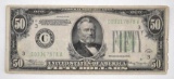 1934 $50 Federal Reserve Note