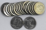 Group of (20) Eisenhower Dollars