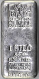 Republic Metals Corp (RMC) 1 Kilo (32.15oz.) .999 Fine Silver Ingot/Bar