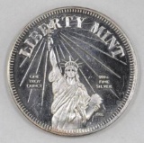 1986 Liberty Mint 1oz. .999 Fine Silver Round