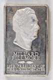 Presidential Ingots Collection Millard Fillmore 10.5oz. .925 Fine Silver Ingot/Bar