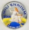 2000 Millennium Republic of Liberia .999 fine silver round