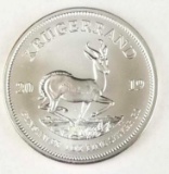 2019 South African Krugerrand 1 oz .999 Fine Silver Bullion Round