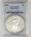 2009 Silver US American Eagle MS69 PCGS