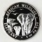 2015 Somali 1 oz .999 Fine Silver African Wildlife Elephant Coin 100 Shillings Round