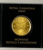 2021 Royal Canadian Mint 1 gram Gold .9999