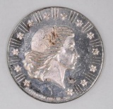 1981 World Wide Mint American Eagle 1oz. .999 Fine Silver Round