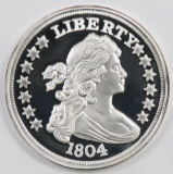 1804 Dollar Copy 1oz. Silver Round.