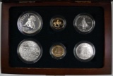 1995 6-Coin Civil War Battlefield Proof/BU Set