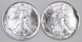 Group of (2) 1994 American Silver Eagle 1oz