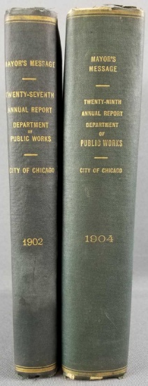 Antique Mayors message annual report books