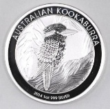 2014 Australia Kookaburra 1oz. .999 Fine Silver