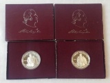 Group of (2) 1982 George Washington Commemorative Proof Half Dollars.