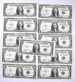 Group of (11) 1935-A $1 Silver Certificate Notes