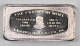 Franklin Mint - Banks - 1000 Grains - 2.0 Ounces Sterling Silver Ingot/Bar