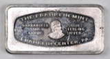 Franklin Mint - Banks - 1000 Grains - 2.0 Ounces Sterling Silver Ingot/Bar