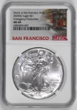 2020 S American Silver Eagle 1oz. (NGC) MS69