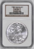 1992 American Silver Eagle 1oz. (NGC) MS69