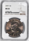 1977 P Eisenhower Dollar (NGC) MS65