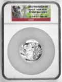 2013 P Australia $8 Koala High Relief 5oz. .999 Fine Silver (NGC) PF70 Ultra Cameo