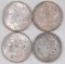 Group of (4) Morgan Silver Dollars