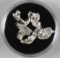 Crystalline Silver Nugget 5.1 Grams