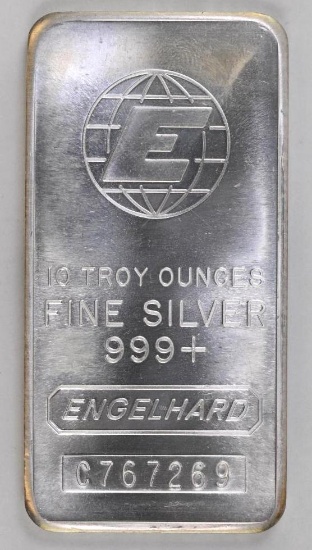 Engelhard 10oz. .999 Fine Silver Ingot/Bar