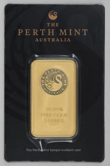 The Perth Mint 1oz. .9999 Fine Gold Ingot/Bar