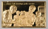 Franklin Mint Gold Electroplate 1oz. .925 Fine Silver Ingot/Bar