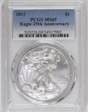 2011 American Silver Eagle 1oz. (PCGS) MS69