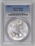 2014 American Silver Eagle 1oz. (PCGS) MS69