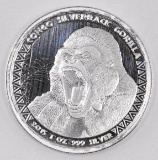 2015 Republic of Congo 5000 Francs Silverback Gorilla 1oz. .999 Fine Silver